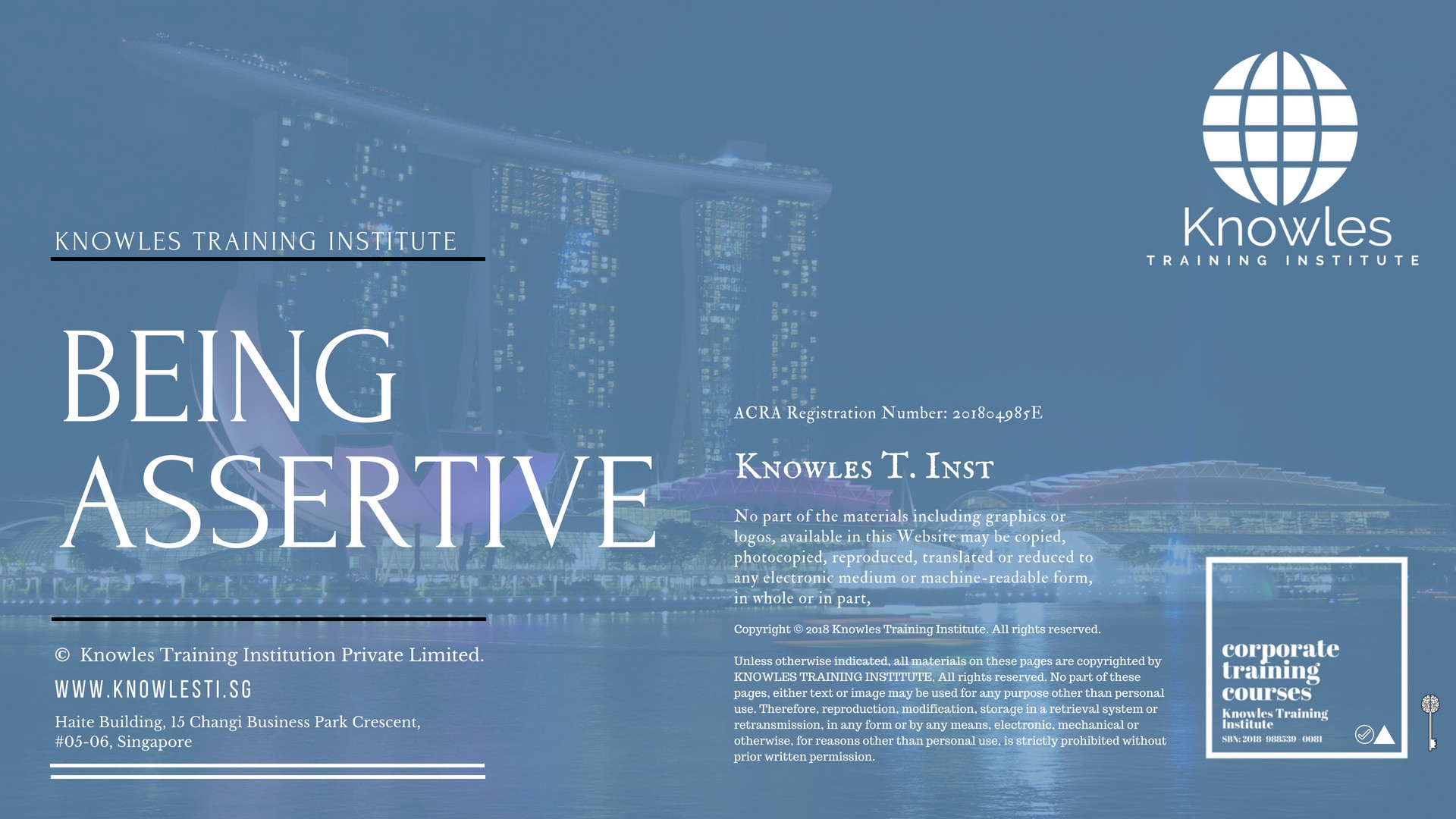 Being Assertive Training Course in Taiwan