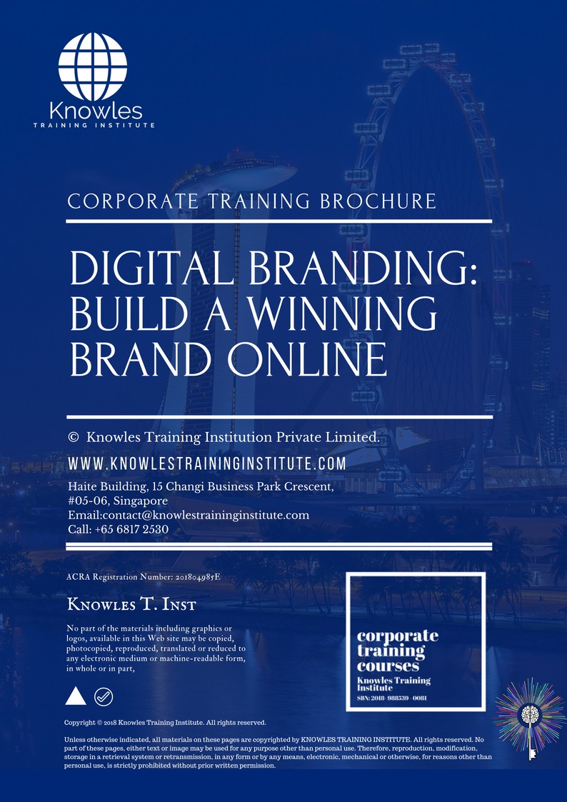 Course Brochure For Digital Branding_ Build A Winning Brand Online in Taiwan