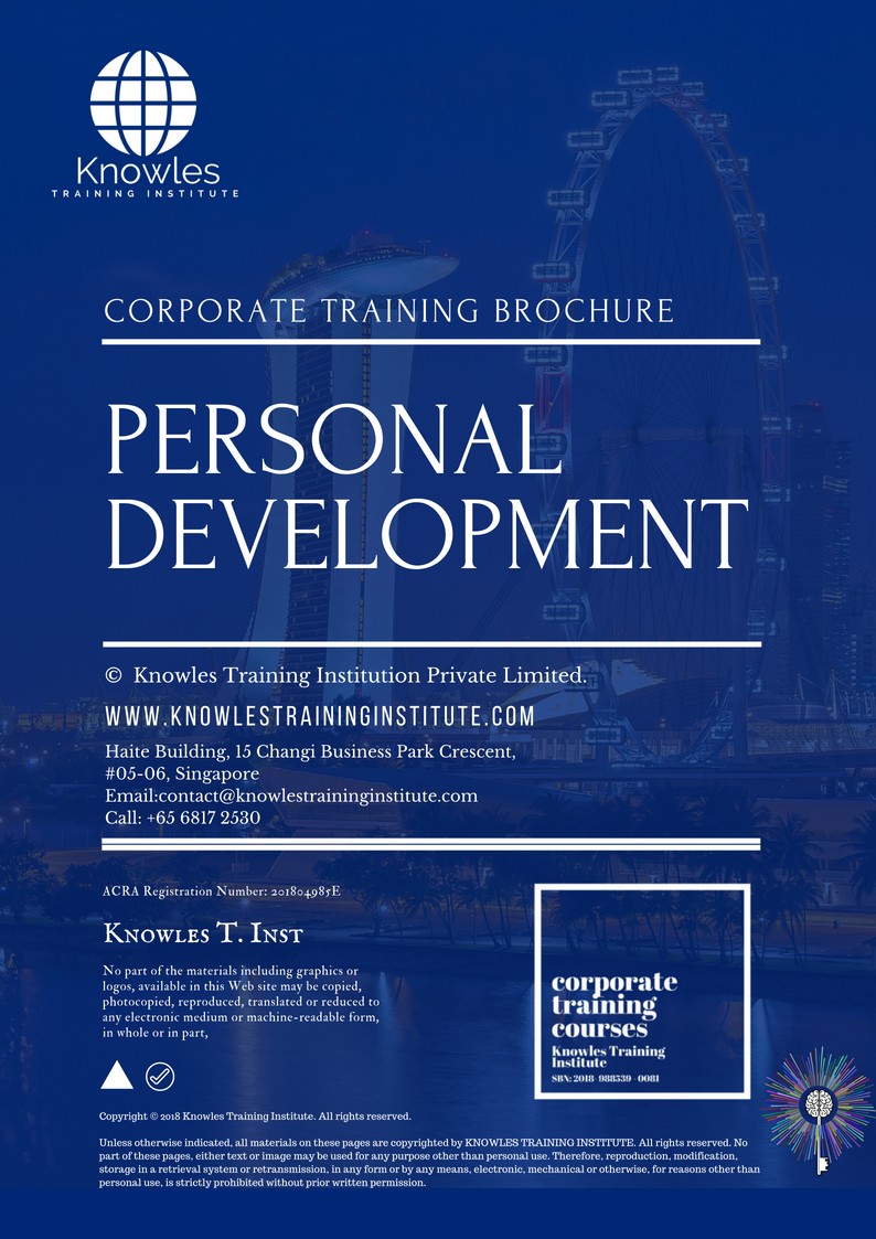 Course Brochure For Personal Development Skills Training Course in Taiwan