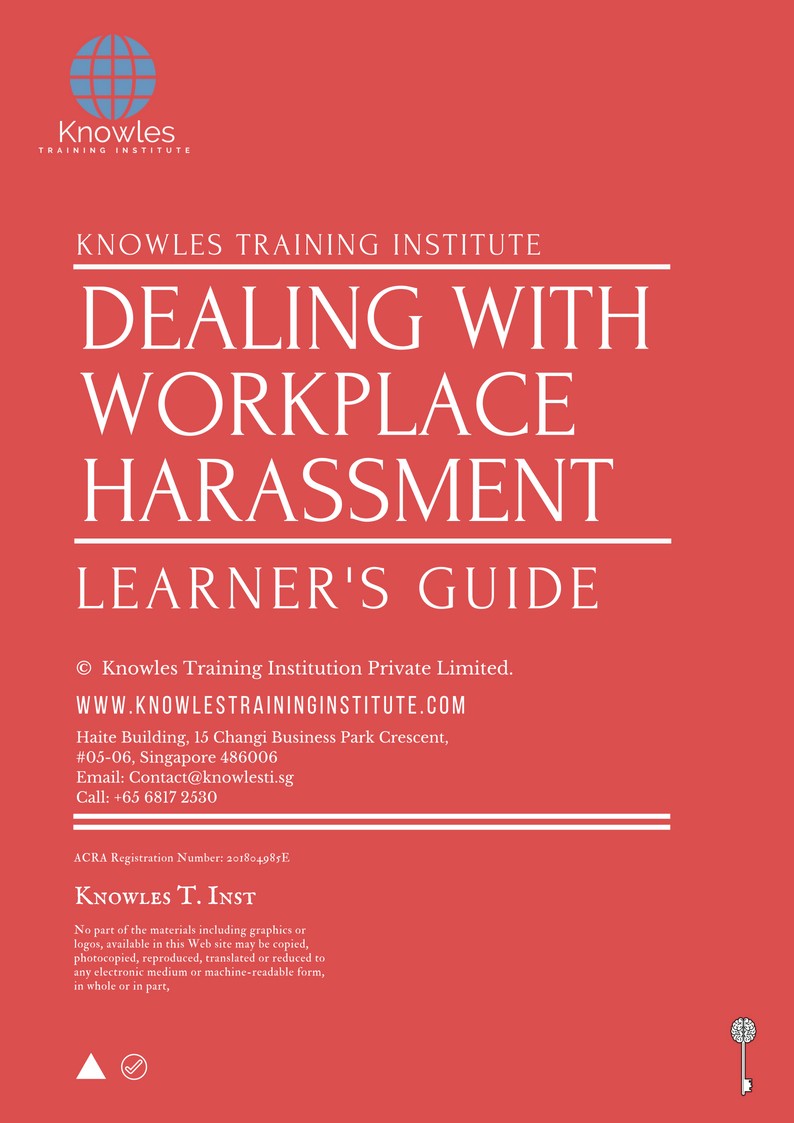 Dealing With Workplace Harassment in Taiwan Learner’s Guide