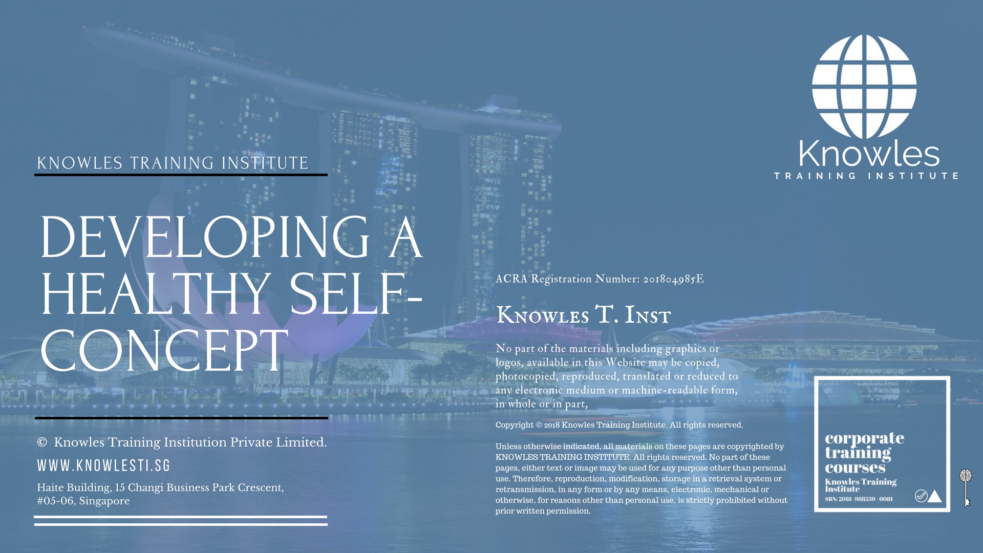 Developing A Healthy Self-Concept Training Course in Taiwan