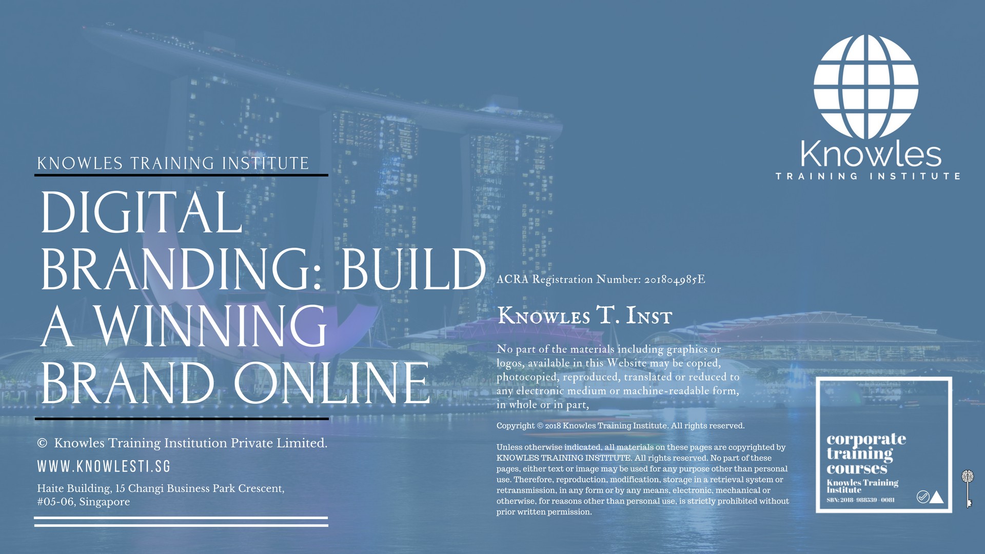 Digital Branding_ Build A Winning Brand Online Training Course in Taiwan