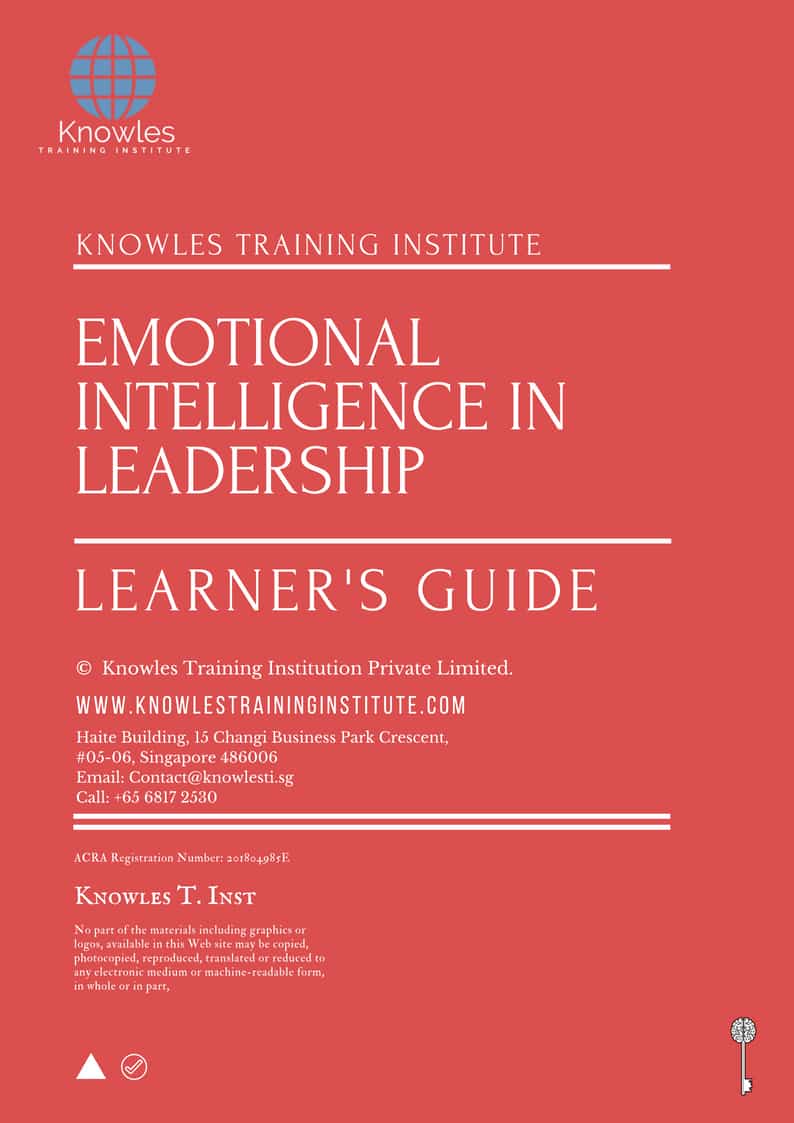 Emotional Intelligence In Leadership Training Course in Taiwan Learner’s Guide