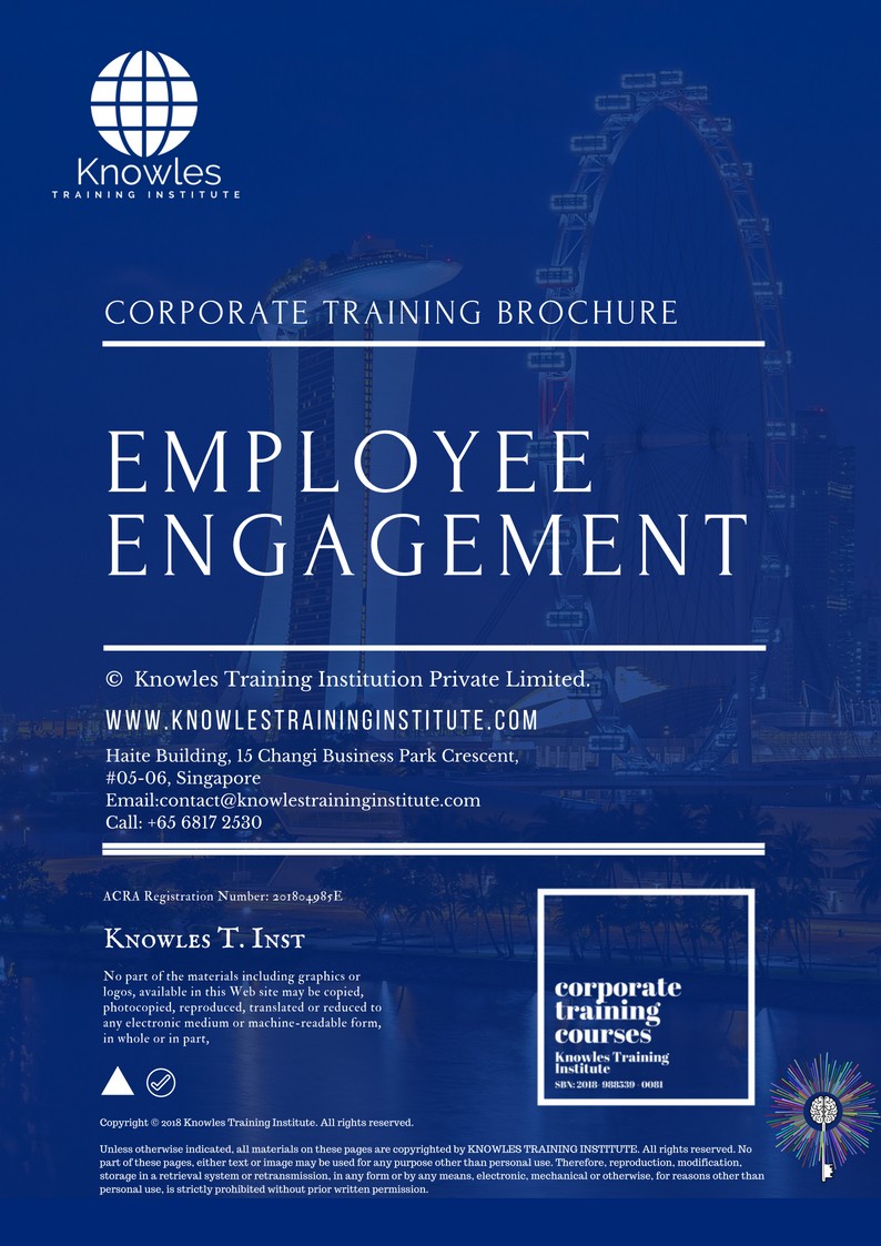 Employee Engagement Training Course in Taiwan Brochure