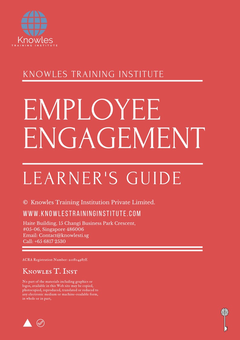 Employee Engagement Training Course in Taiwan Learner’s Guide