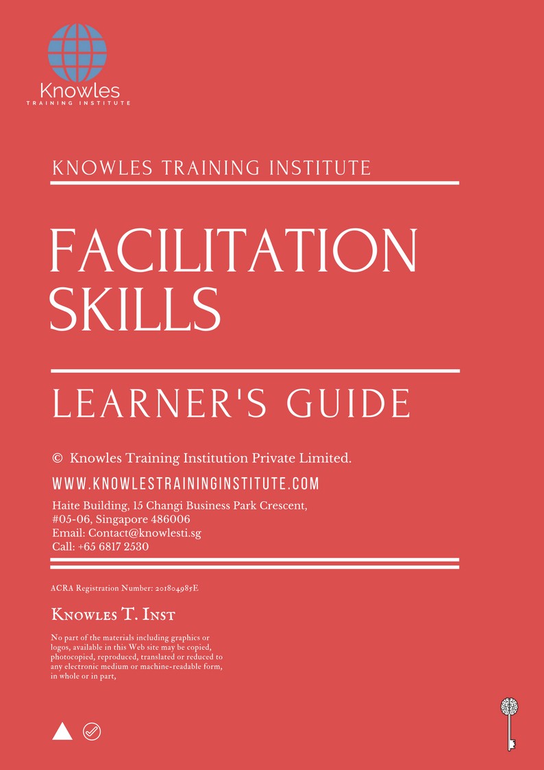 Facilitation Skills Course in Taiwan Learner’s Guide