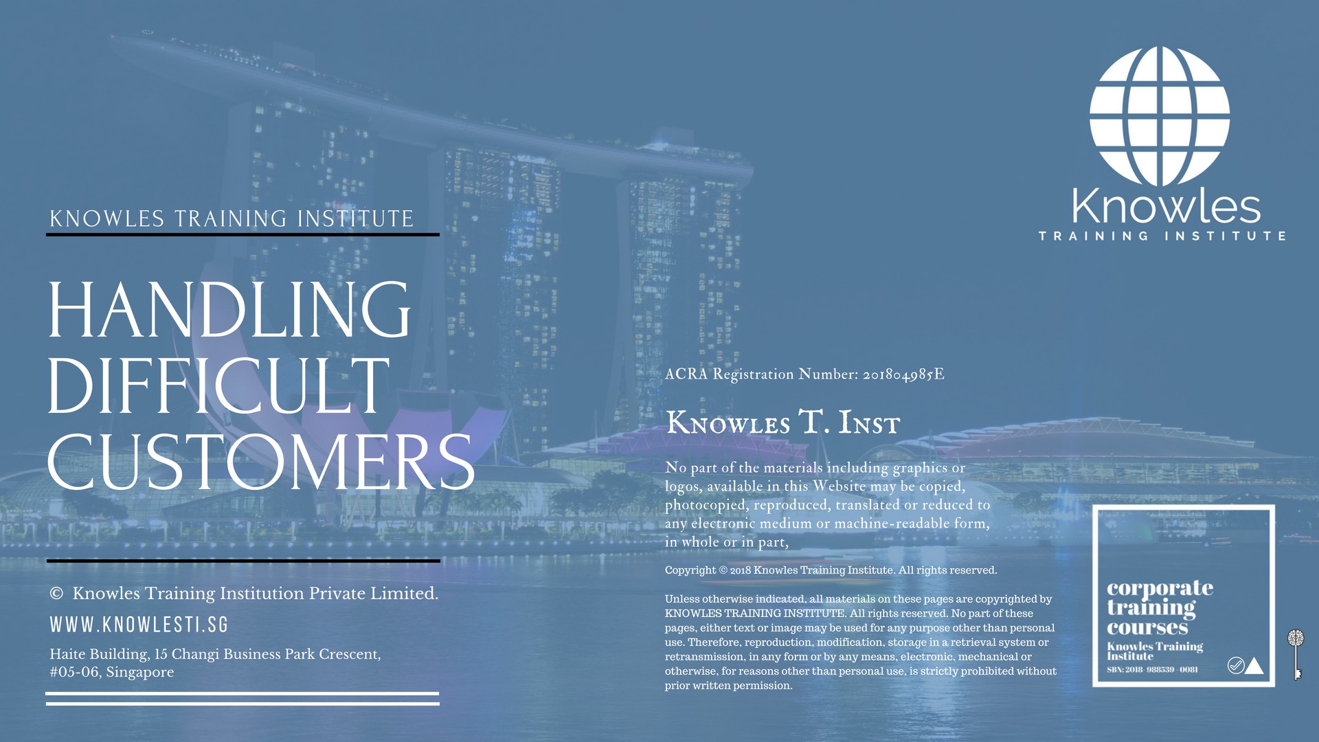 Handling Difficult Customers Course In Taiwan