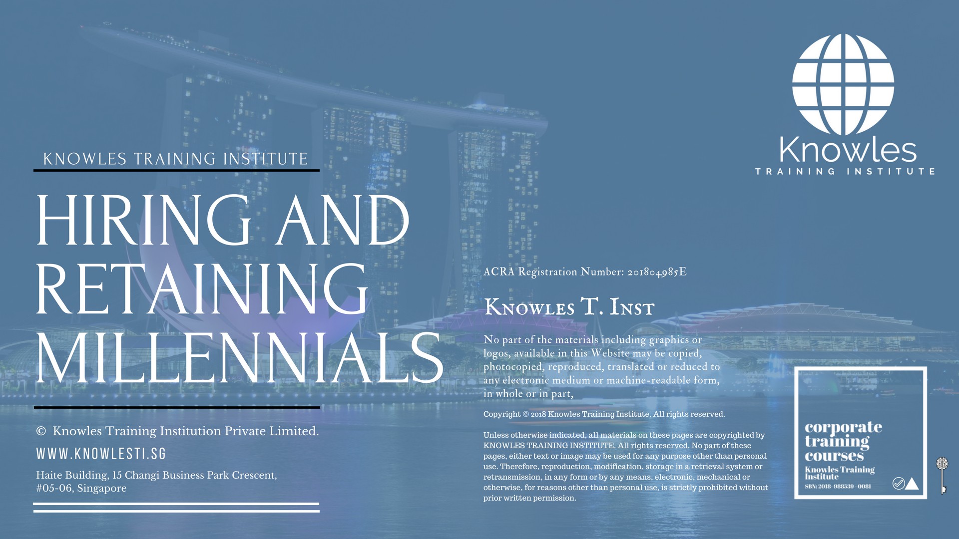 Hiring And Retaining Millennials Training Course in Taiwan