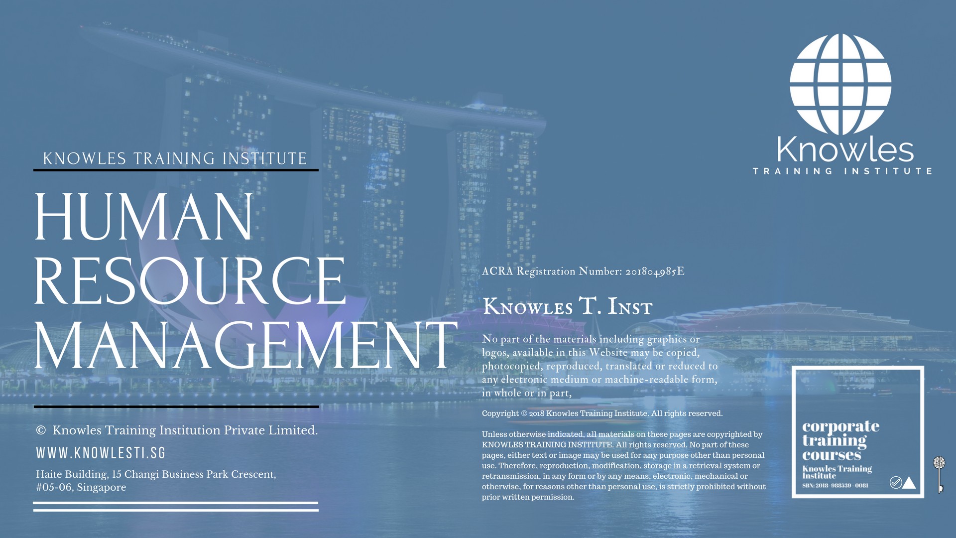 Human Resource Management Training Course in Taiwan