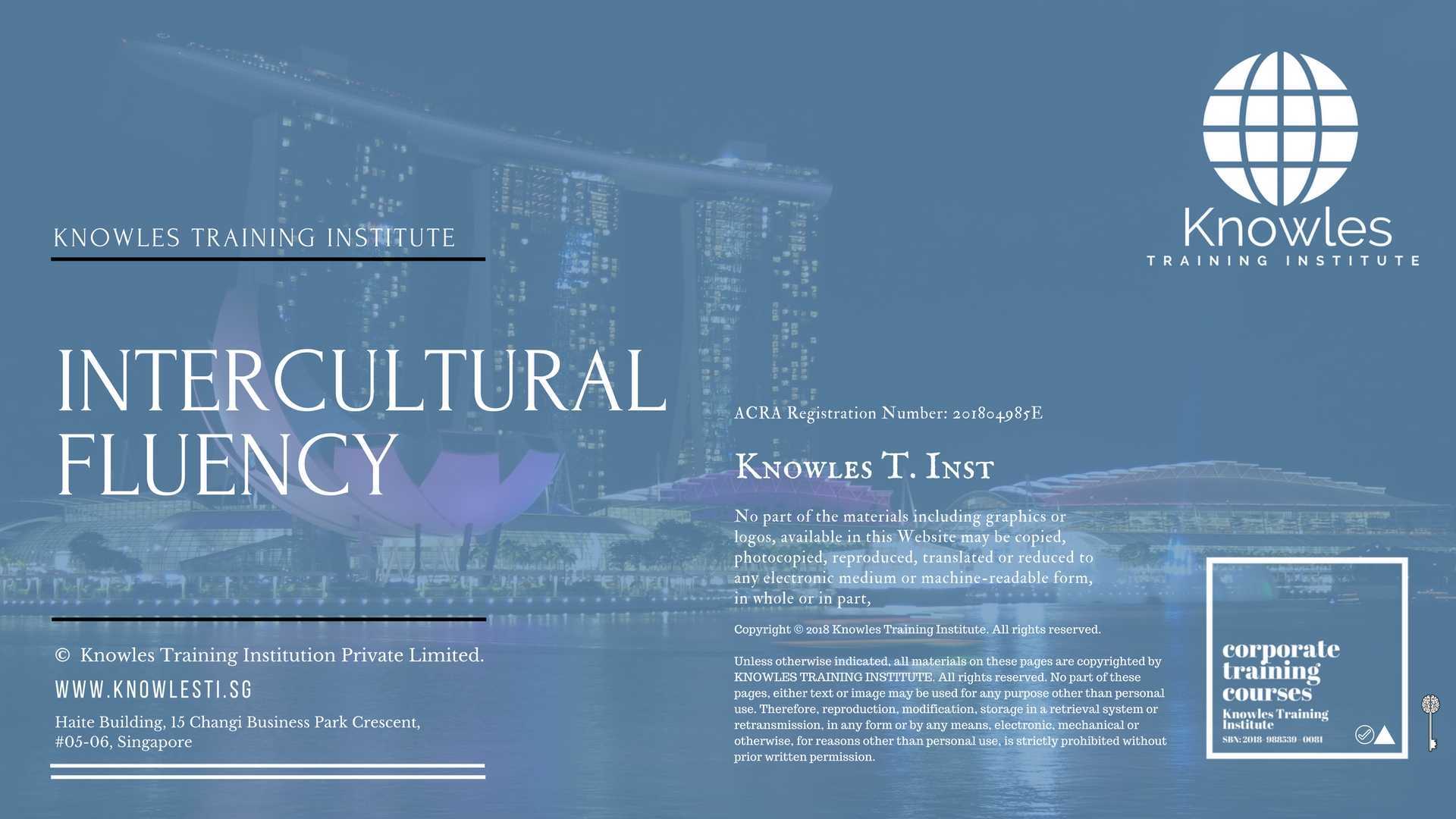 Intercultural Fluency Training Course in Taiwan
