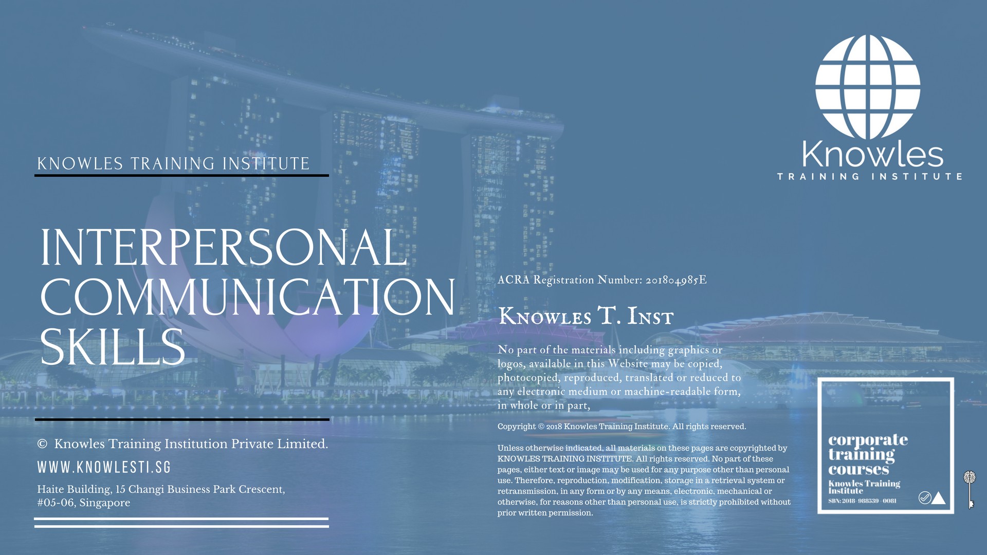 Interpersonal Communication Skills Training Course in Taiwan