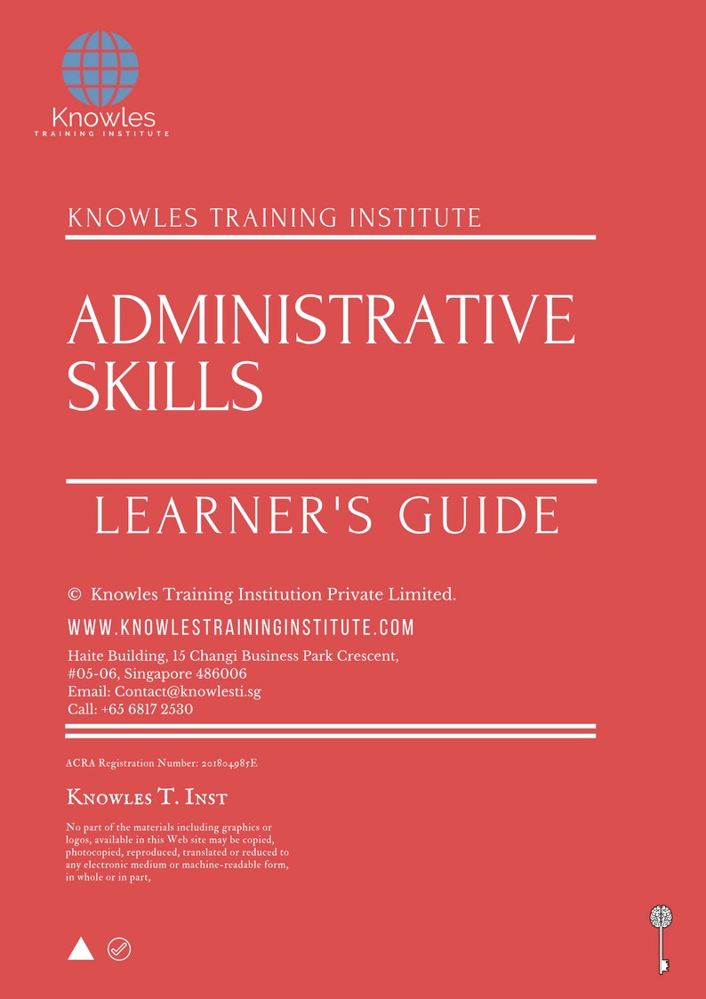 Learner’s Guide For Administrative Skills in Taiwan