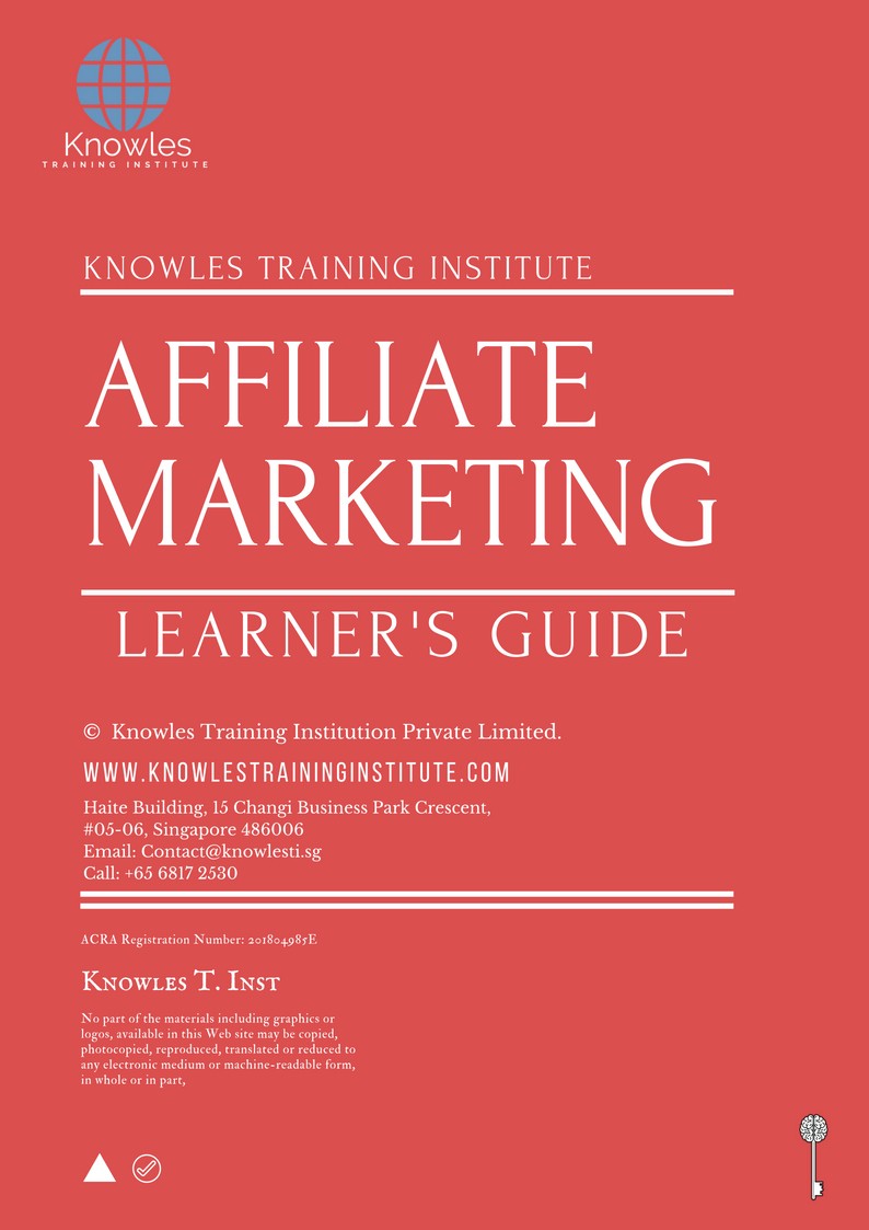 Learner’s Guide For Affiliate Marketing Course in Taiwan