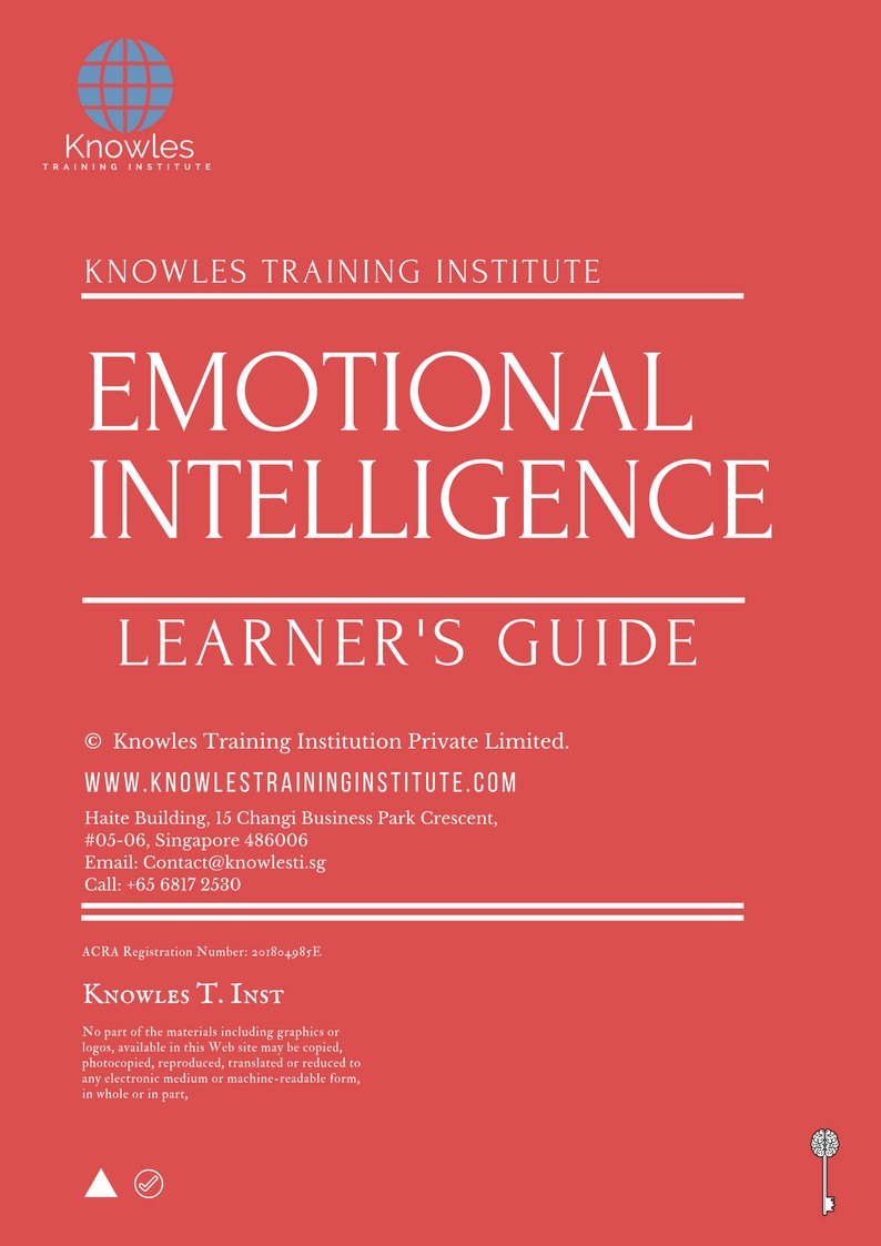 Learner’s Guide For Emotional Intelligence Training Course in Taiwan