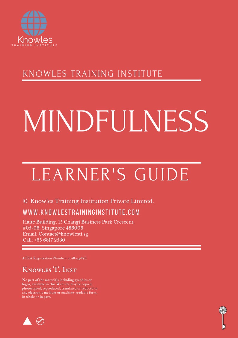 Learner’s Guide For Mindfulness Training Course in Taiwan