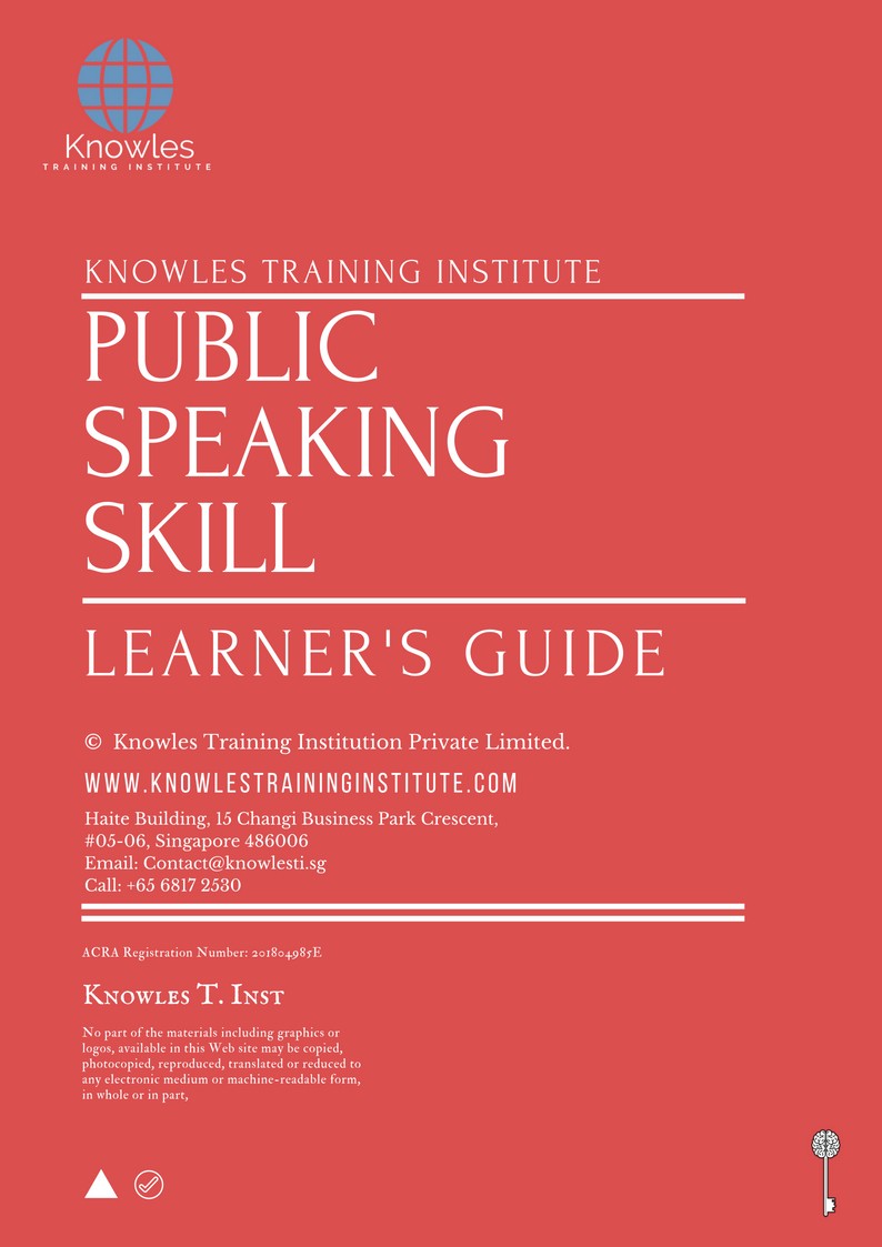 Public Speaking Course Taiwan Learner_s Guide