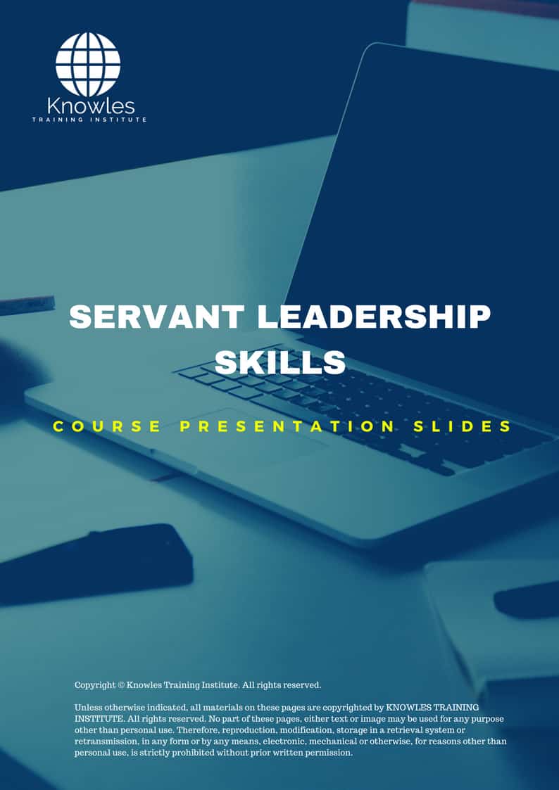 Servant Leadership Skills Training Course in Taiwan Presentation Slides