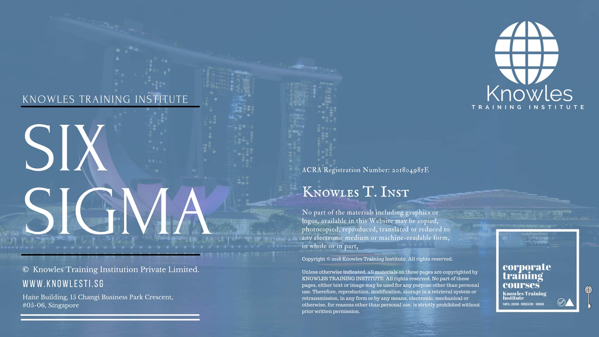 Six Sigma Training Course in Taiwan