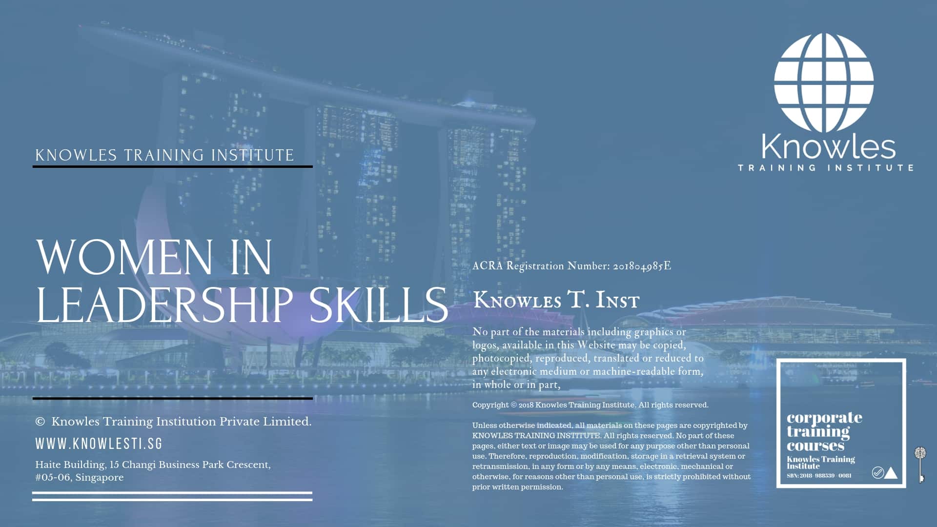 Women In Leadership Skills Training Course in Taiwan_